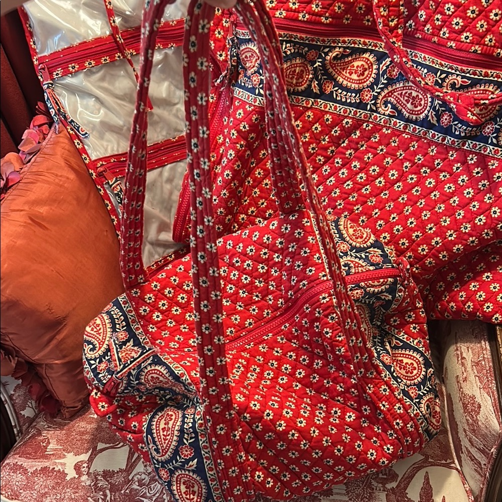 Vera Bradley Americana Travel Bag Set - Picture 7 of 15